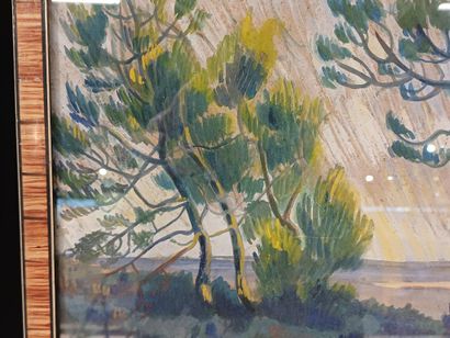 ANONYMOUS
Seaside Landscape
Watercolor and...