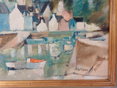 Loïc BARREAU (XX)
Port breton
Huile sur toile...