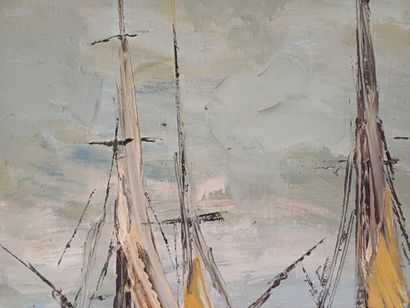 Georges BERGER (1908-1976)
Bateaux
Huile...