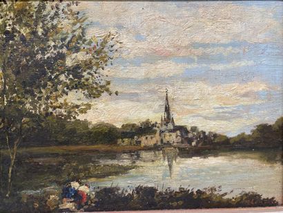 LEROUX René
Les laveuses
Huile sur toile...