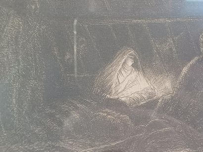 Jean FRELAUT (1879-1954)
Nativity, 1952
Etching...