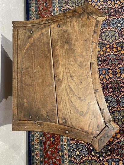 Oak tabernacle top carved with pilasters...