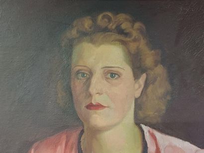 Joseph BONTEMPS (1906-1978)
Portrait de femme...