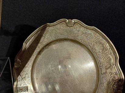LOT OF silver-plated TABLE OBJECTS including:...