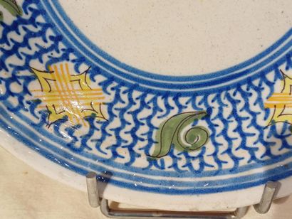 SPAIN VALENCIA
Polychrome earthenware plate...