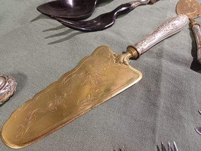 Set of cutlery with 925 thousandths sterling...
