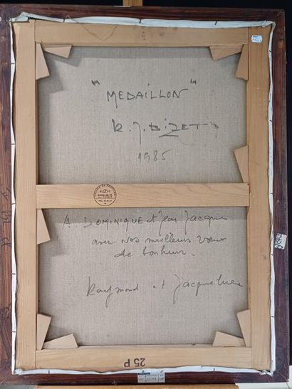 Raymond-Jean BIZET (1922-2015)
Médaillon,...