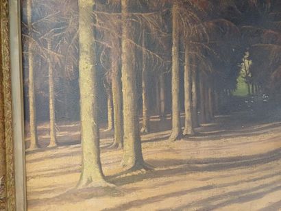 Joseph BONTEMPS (1906-1978)
Chemin en sous-bois...