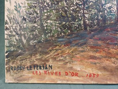 Jean Raffu LE PERSAN (1920-2008)
Les rives...