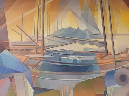 Raymond DEGARDIN (XX)
Composition aux bateaux...