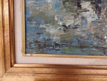 Georges BERGER (1908-1976)
Bateaux
Huile...