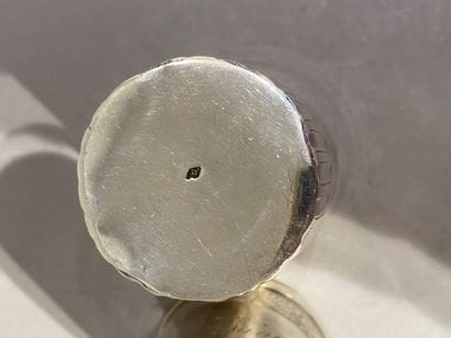 TWO silver GOBELETS (950). Gobelet n°1: PARIS,...