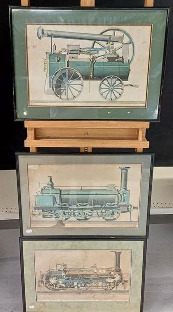 CHARDON
Study of steam locomotives
Three...