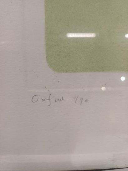 BEER Richard
Oxford
Etching, 1/90, signed...