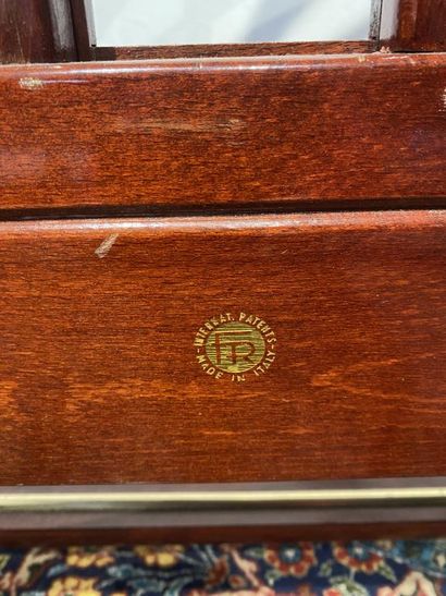 Two valets de chambre, one in mahogany-stained...