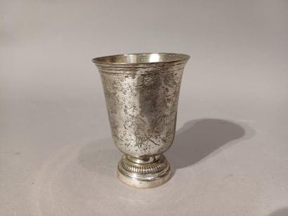 TIMBALE in silver (950). PARIS, goldsmith...