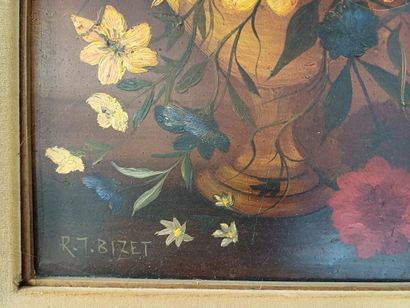 Raymond-Jean BIZET (1922-2015)
Fleurs, 1969
Deux...