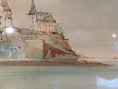 Loïc BARREAU (XX)
Baie de Dinard
Aquarelle...