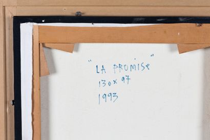 BERTHAULT Francis, né en 1953
La Promise,...
