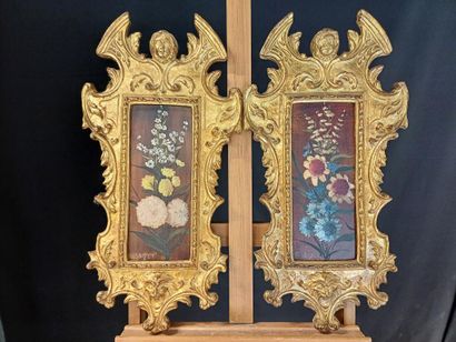 Raymond-Jean BIZET (1922-2015)
Fleurs 
Deux...