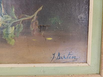BERTIN (XX)
Nature morte au bouquet de fleurs...