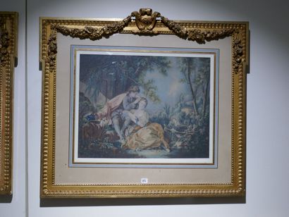 FOUR ENGRAVINGS depicting scenes in Russia...