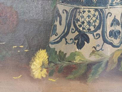BERTIN (XX)
Nature morte au bouquet de fleurs...