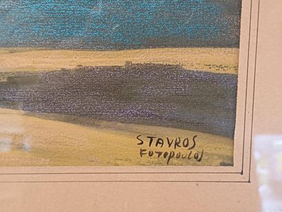 Stavros FOTOPOULOS (XX)
Nature morte au bouquet...