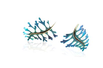 Alix DUMAS, born 1986
Serrated leaves, 2024
Pair...