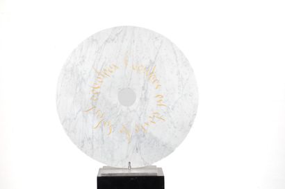 Aymeric LOUVET, born 1983
Solar disk, 2022
Carrara...