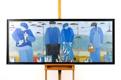 Patrice CUDENNEC, born 1952
Retour bleu sur...