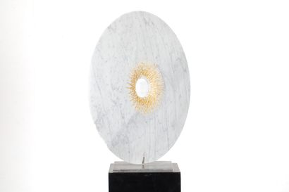Aymeric LOUVET, born 1983
Solar disk, 2022
Carrara...
