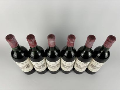 6 btls Château Carbonnieux 1970 - Pessac-Léognan...