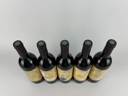5 btls Château Gloria 1992 - Saint-Julien...