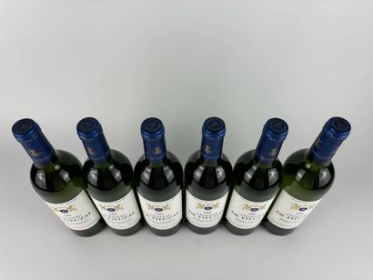 6 btls Château de Fieuzal (white) 1995 -...