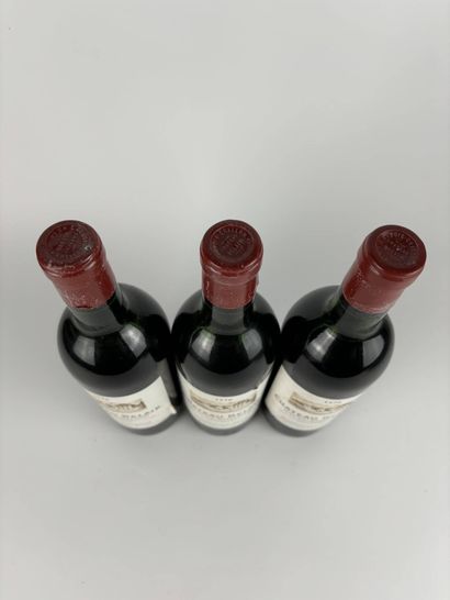 3 btls Château Belair 1970 - Saint-Emilion...