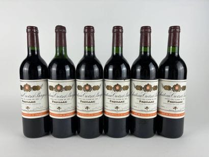 6 btls Château Croizet-Bages 1994 - Pauillac...