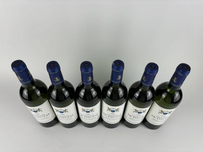 6 btls Château de Fieuzal (white) 1994 -...