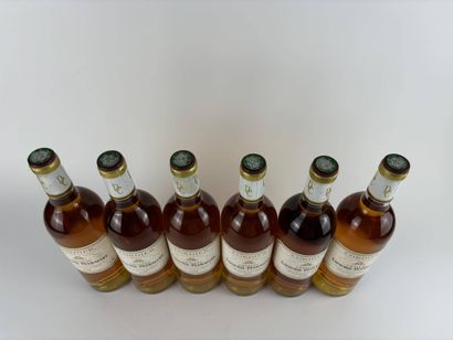 6 btls Château Lafaurie Peyraguey 1996 -...