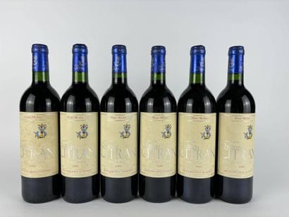 6 btls Château Citran 1989 - Haut-Médoc (VAT...