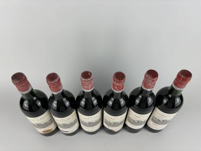 6 btls Château du Glana 1981 - Saint-Julien...