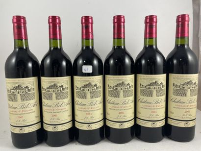 12 btls Château Bel-Air 2001 - Lussac-Sa...