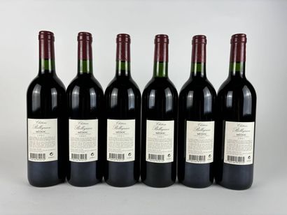 6 btls Château Bellegrave 2001 - Médoc (VAT...
