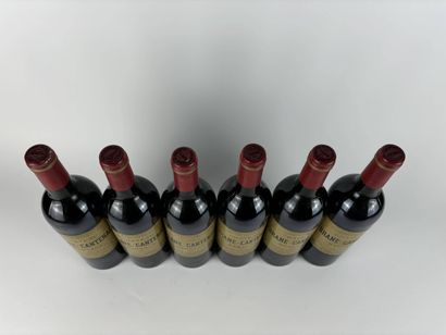 6 btls Château Brane-Cantenac 1997 - Margaux...