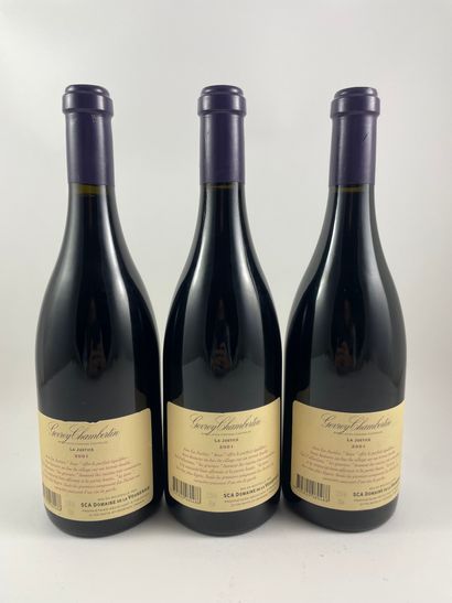 3 btls Gevrey-Chambertin 2001 - La Justice...