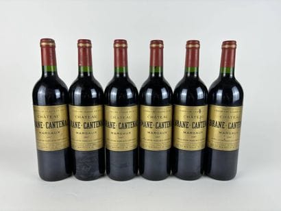 6 btls Château Brane-Cantenac 1997 - Margaux...