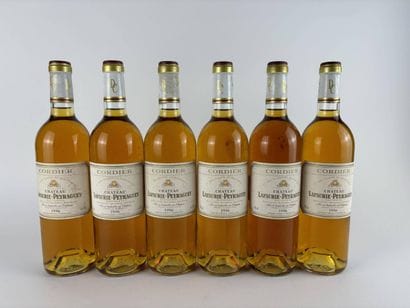 6 btls Château Lafaurie Peyraguey 1996 -...