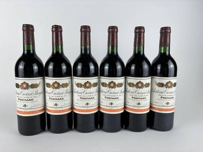 6 btls Château Croizet-Bages 1994 - Pauillac...