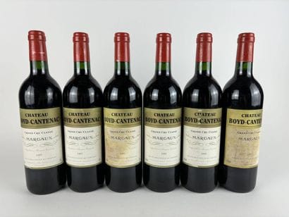 6 btls Château Boyd-Cantenac 1995 - Margaux...