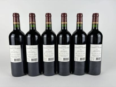6 btls Château Clément-Pichon 2007 - Haut-Médoc...